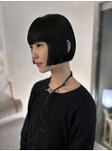 ミニボブ/オフブラックカラー