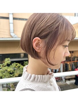 ミント(mint) ☆ブリーチ1回で叶う！！ピンクベージュカラー！！☆