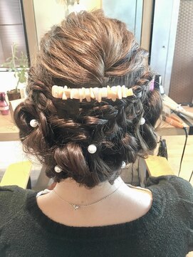 エイト 熊谷店(EIGHT) お客様スタイル_デザインカラー　ミディアム