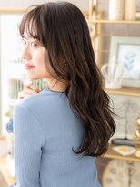 カバーヘア ブリス 上尾西口店(COVER HAIR bliss)&nbsp;ゆるふわ波巻きウェーブ黒髪小顔ウェットヘアa上尾20代30代40代