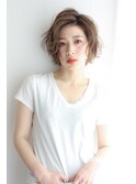 大人ショートパーマボブラフカール♪ショコラベージュ神戸/岡本