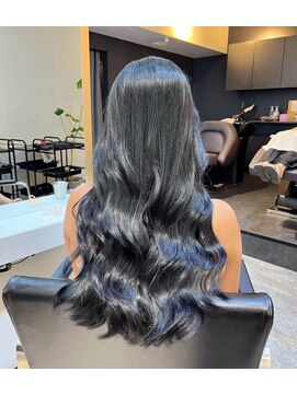 ブレンド 渋谷(BLend) 縮毛矯正.レイヤーカット.ブルーブラック.髪質改善. ヘアカラー