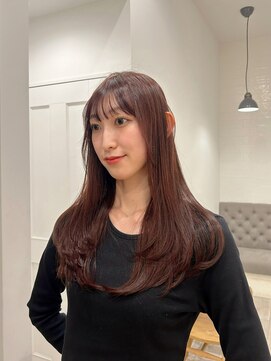 ラヴィズム 長岡店(LUVISM) ミディアム/セミロング/コテ巻き/ベージュ長岡/新潟/宮関