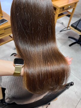 アイノアシェール 西宮(AInoa Cher) 【極上の髪質改善】プレミアムストレートエステ/艶髪