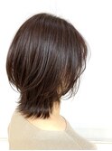 20代30代大人可愛い★小顔ボブ丸みショートウルフカット