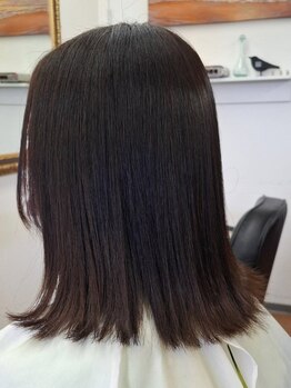 ヘアー リ ミックス(HAIR Re-MIX)の写真/『倉敷で通う程髪が綺麗になっていく美容室！』全てのメニューでこだわりの潤いを追求しています◎