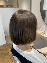 セン バイ エント(sen by emt) 丸みボブ*ベージュ系ブラウン