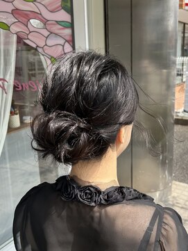 ミーネピンク 行徳(Miene Pink) 大人かわいいヘアアレンジ20代30代40代☆髪質改善【Pink】