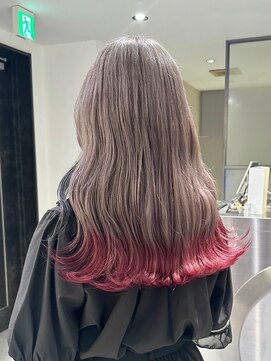 ロイス 神宮前(ROIS) ミルクティーベージュ/ダブルカラー/ケアブリーチ/ハイトーン