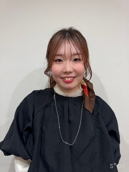 トパキュー(topa cue)の写真/レイヤーカットや透明感カラーは【北本海音】にお任せください！女性目線での提案が嬉しい◎