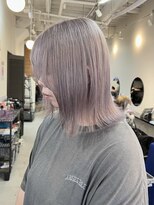 ラック 表参道(LUCK)&nbsp;ラベンダーグレージュ/シルバー/ブリーチ/ケアブリーチ/20代