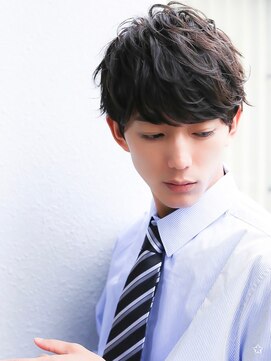 アフロート エル 大阪(AFLOAT L) センターパート/カルマパーマ/モテ髪/白髪染め