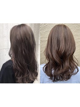 【脱白髪染め】明るく透明感のあるファッションカラーで白髪を自然にぼかし、あなたの魅力を引き出します！