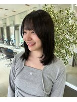 ハピネス 西大寺店(Happiness)&nbsp;レイヤーカット 顔まわりカット 小顔カット