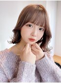 ショートボブオリーブベージュグレージュくびれミディ_39751