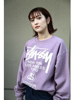 メゾンドブルー(Maison de blue)&nbsp;外はねボブ　艶カラー