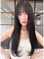 アース 栄店(HAIR&MAKE EARTH) 20代30代◎秋の暗めカラー×くびれレイヤーカットで小顔美人