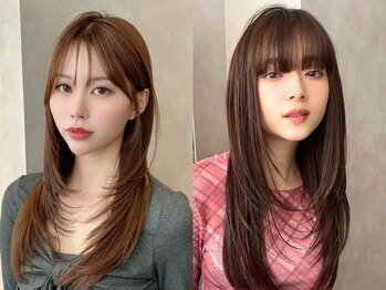 オムニス 表参道(Omnis)の写真/《巻いてもストレートでも◎》レングスに合わせたレイヤーカットで上品さを引き立てるヘアーに*［表参道］