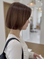 ベンジー 沖縄店(benji)&nbsp;柔らかい顎ラインボブ