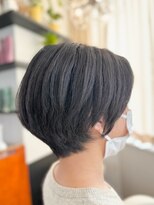 シュヴー 築地(CHEVEUX)&nbsp;ショートボブ/丸みショート/似合わせカット/20代/30代/40代