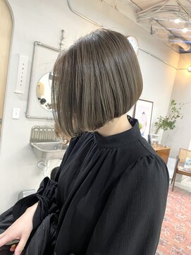 ヘアー アイス カンナ(HAIR ICI Canna) コンパクトボブ/大人女子におすすめ/ミニボブ/束感カット