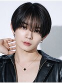【中性的×シースルーラウンドマッシュ】