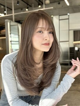 ウェイズ トウキョウ(Ways TOKYO) ブリーチなしグレージュカラー×レイヤーカットでイメチェンヘア