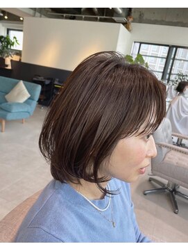 オーケストラ(Orchestra) くびれレイヤー グレイカラー白髪染め白髪ぼかし40代50代