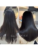 ぱやぱや毛も解消♪《★髪質改善うる艶ストレート＋カット★》