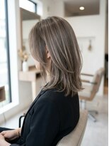 アミリー ひたち野うしく店(Amily)&nbsp;ハイライトバレイヤージュダブルカラーケアブリーチ20代30代
