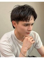 サンドナル メンズ 鹿児島天文館(sand NALU men's)&nbsp;ニュアンスウルフ/ダウンバング/スペインカール[鹿児島天文館]