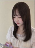 ナチュラルブラウン×レイヤー