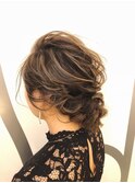 大人可愛いお呼ばれヘアアレンジ