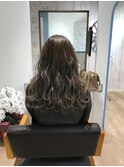 似合わせカットメルティカラー着物フェミニンロング