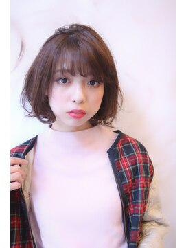 ブーケ(BOUQUET) ダブルバング・ブランジュ・大人かわいい・ボブ・前下がり