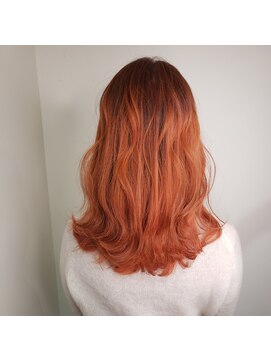 コロ(COLO) 【COLO 丹澤　智子】オレンジバレイヤージュ