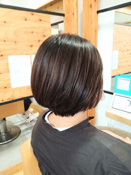 アドラーブル 松崎店(adorable) 大人可愛い【ショートボブ】【ハイライト】20代30代40代