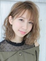 アグ ヘアー エマ 二日市店(Agu hair emma)&nbsp;ウェット質感×ほぐしウェーブミディ