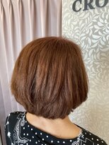 クロス(CROSS)&nbsp;レッドブラウンカラー大人ボブ