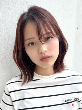 ミコ(mico) くびれヘア×ピンクベージュ/藤沢/20代/30代/40代