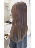 髪質改善カラー×ナチュラルベージュ