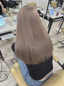 アジールヘア 所沢プロペ通り店(agir hair) スモークグレーベージュグレージュブリーチカラー所沢
