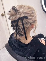 ヘア サロン クラン ソア 心斎橋店(hair salon clan soar) ルーズアップスタイル【クランソア】ヘアセット/ヘアメ/心斎橋