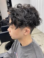 ココ 本八幡(KOKO)&nbsp;□#カルマパーマ#ベリーショート#ウルフ#アッシュブラック