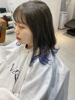 ネイロ 錦糸町(NeiRo)&nbsp;グラデーションカラー毛先カラーブルーカラーグレージュカラー