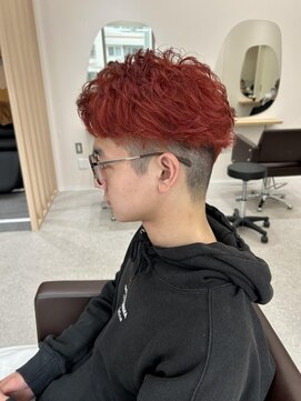 アレンヘアー 函館店(ALLEN hair) レッドカラー、赤