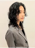 抜け感ニュアンスパーマ