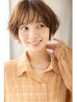 カバーヘア イヴ 戸頭店(COVER HAIR EVE)&nbsp;小顔補正カットフェザーショートマッシュパーマZ戸頭20代30代