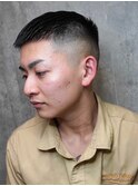 ハイフェードクロップスタイル/メンズ/理容室/新橋