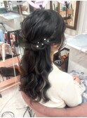 ガーリースタイル/心斎橋/ヘアメ/セットサロン
